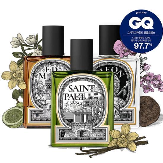 Choose one of the three Grayground perfumes.