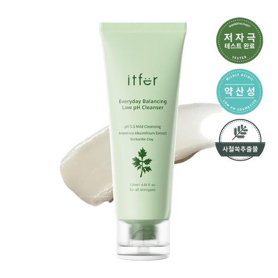 Itper Everyday Balancing Mild Acid Mugwort Skincare Foam 120ml