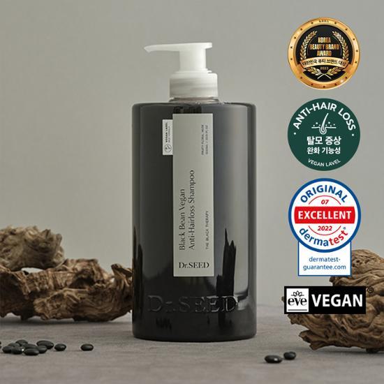 Dr. Seed Black Bean Anti-Hair Loss Shampoo 1000ml (Hair Loss Relief)