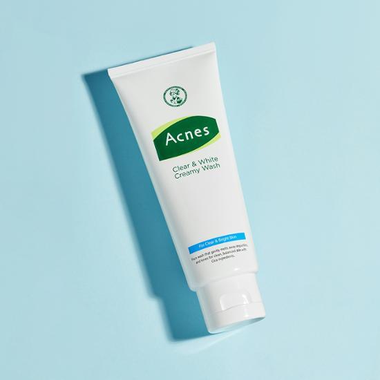 Acnes Clear & White Creamy Wash 100g