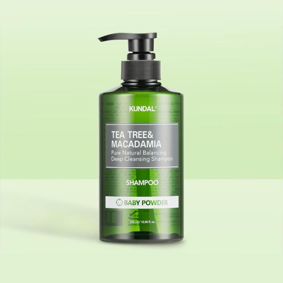 Kundal Tea Tree & Macadamia Deep Cleansing Shampoo 500ml, choose 1 of 4.
