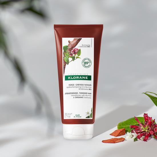 200ml Klorane Quinine Edelweiss Scalp Pack for hair care, enriched with natural ingredients for scalp treatment, suitable for K-Beauty enthusiasts.