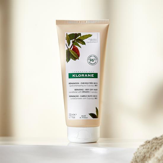 Klorane Cupuaçu Butter Repair Hair Mask 200ml - Nourishing hair treatment for healthy, revitalized hair.