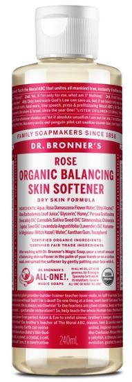 Dr. Bronner's Rose Balancing Skin Softener 240ml