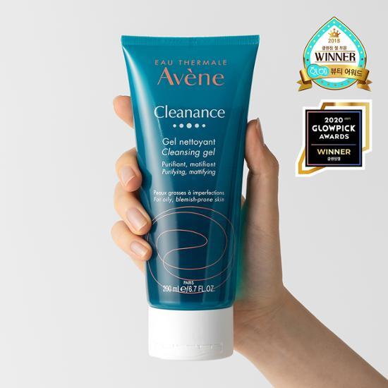 Avène Cleanance Cleansing Gel 200ml * Controls oil * Mild cleanser