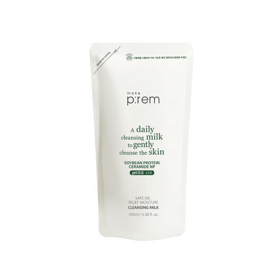 Makeprem Safe Me Relief Moisture Cleansing Milk Refill Pack 100ml