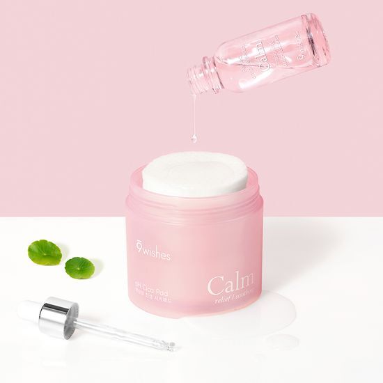 Nine Wishes pH Calm Cica Toner Pad 70 sheets