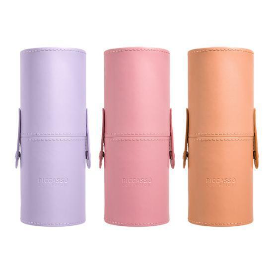 Picasso Collegioni Leather Cylinder Brush Case 3 colors