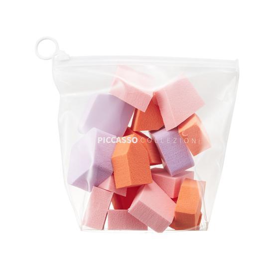 Picasso Collezioni Color Sponge Puff Set, 17 pieces