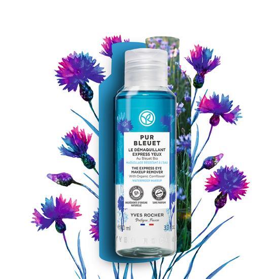 Yves Rocher Pure Blue Express Makeup Remover 100ml_NEW