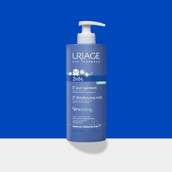 Uriage Baby Lotion Premier 500ML - Moisturizing body care for infants, featuring gentle formula from K-Beauty brand Uriage.