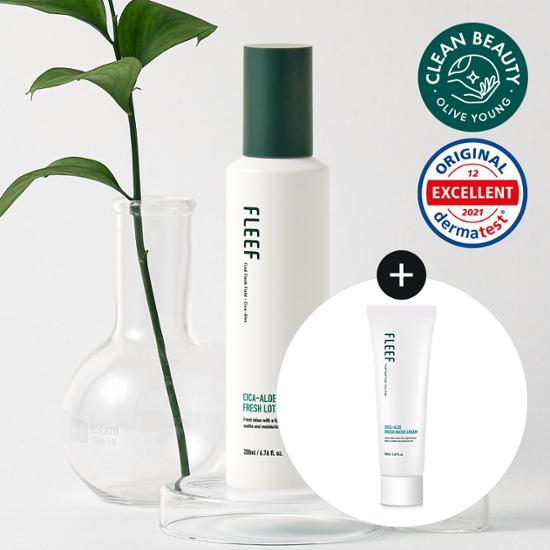 Plip Cica-Aloe Fresh Lotion 200ml Set (+50ml Gift)