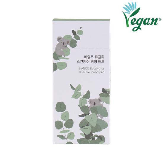 Bianco Eucalyptus Skincare Round Vegan Pads, 400 sheets