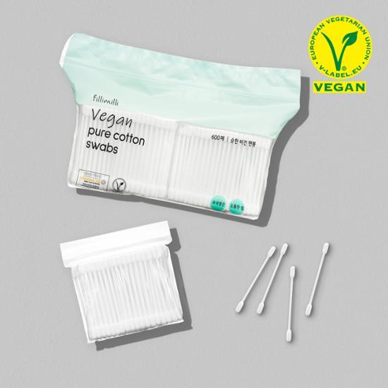Filimili Gentle Vegan Cotton Swabs (600P)