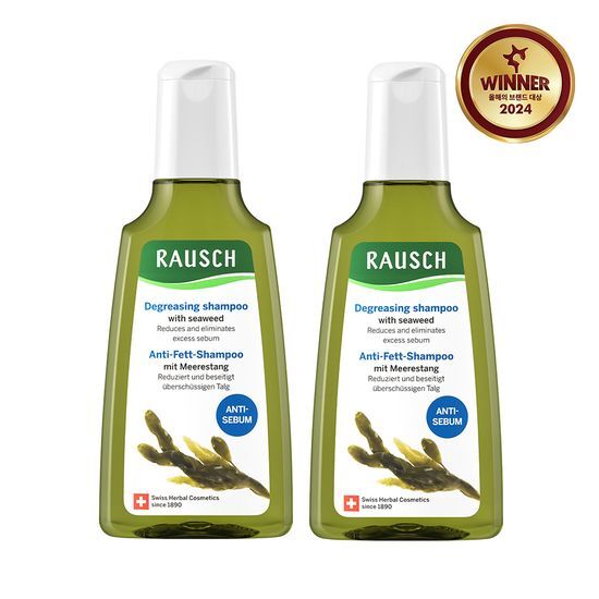 Rausch Seaweed Degreasing Shampoo 200ml Duo Set (200ml+200ml)