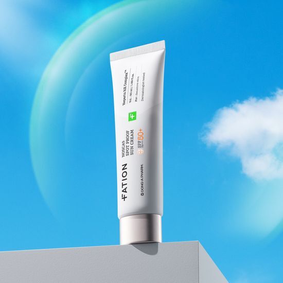 Partyon Noskanine Spot-Proof Sunscreen 50ml - K-Beauty skincare product for sun protection, ideal for personal care.