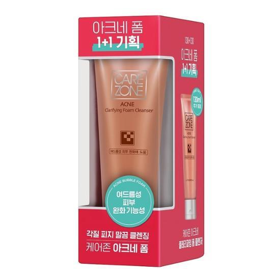Care Zone Acne Foam Cleanser 1+1 Promotion (130ml+130ml)