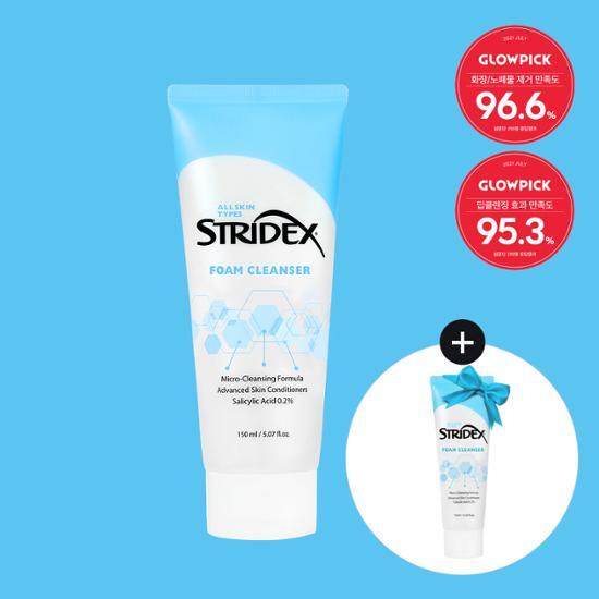 Stridex Mild Alkaline Low-Irritation Skincare Foam (150ml+15ml)