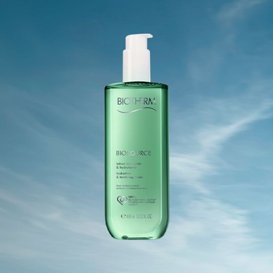 Biotherm Biosource Combination Skin Toner 400ml bottle, designed for skincare enthusiasts, featuring a refreshing formula ideal for combination skin.