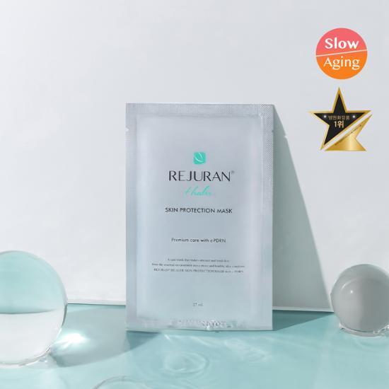 Rejuran Healer Skin Protection Mask - Single sheet skincare mask from K-Beauty for rejuvenating and protecting skin.