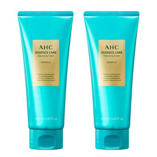 AHC Essence Care Skincare Foam Emerald Duo Set