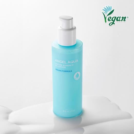 Beyond Angel Aqua Water Essence in Lotion 200ml - Vegan skincare product for hydration and nourishment, perfect for K-Beauty enthusiasts.