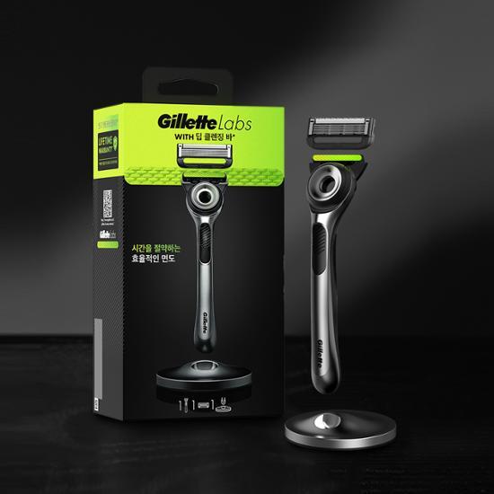 Gillette Labs Deep Cleansing Bar Razor (Handle + 1 Blade)