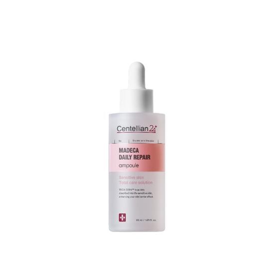 Centellian24 Madeca Daily Repair Ampoule 50ml - Calming skincare serum for daily use, enriched with K-Beauty ingredients for skin repair and hydration.