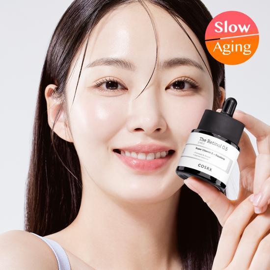 COSRX The Retinol 0.5 Oil 20ml - K-Beauty skincare product for rejuvenating and smoothing skin.