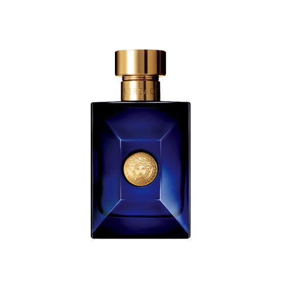 Versace Pour Homme Dylan Blue EDT 50ml bottle showcasing a sophisticated men's fragrance, perfect for personal care and grooming.