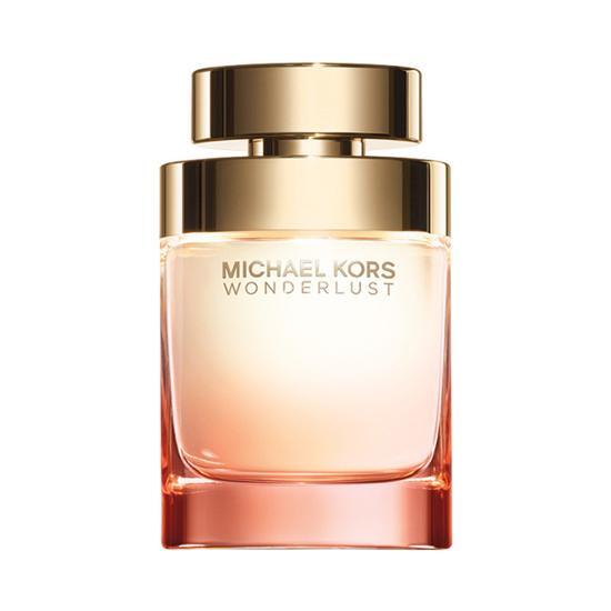 Michael Kors Wonderlust Eau de Parfum 100ml bottle, showcasing a luxurious fragrance in an elegant design, perfect for personal care and beauty enthusiasts.