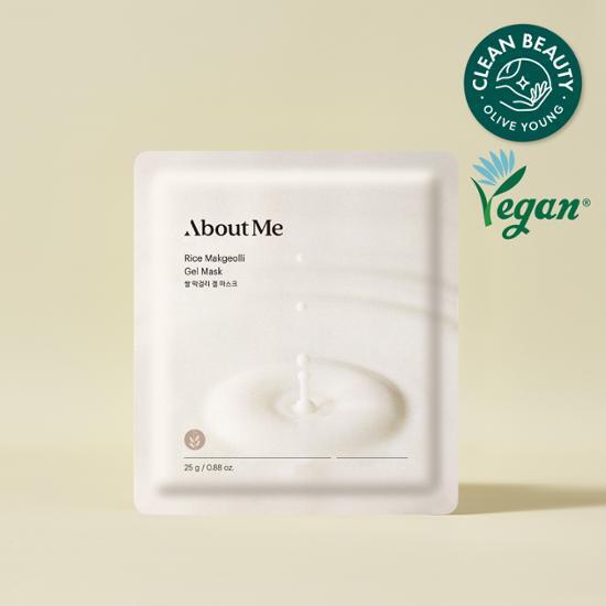 About Me Rice Makgeolli Gel Mask 25g, 5 sheets