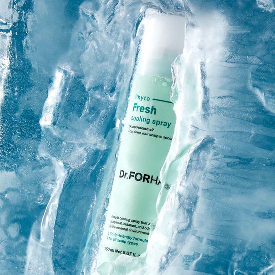 Dr. For Hair Phyto Fresh Hair Cooling Spray 150ml - Refreshing hair care product for styling and scalp comfort, part of K-Beauty collection.