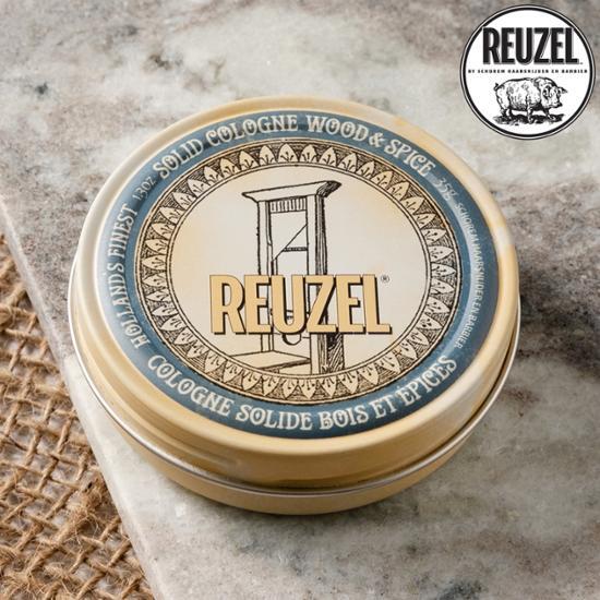 RiuGel Solid Quillern Balm Solid Perfume 1.3oz/35g - Men's beauty fragrance in a sleek container, perfect for on-the-go application.