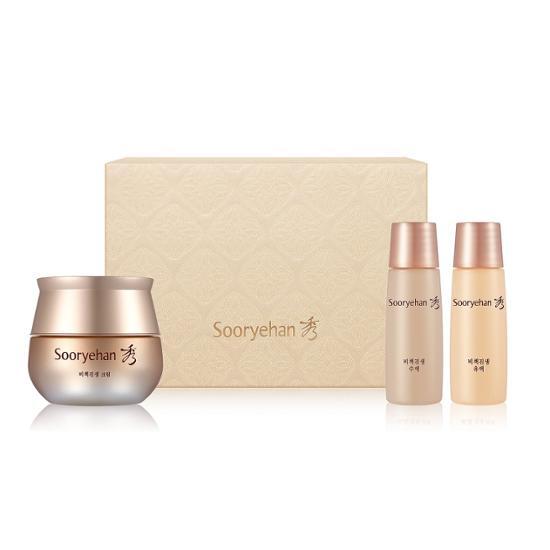 Suyuhan Bichek Ginseng Cream Set (Cream 30ml + Essence 25ml + Emulsion 25ml)