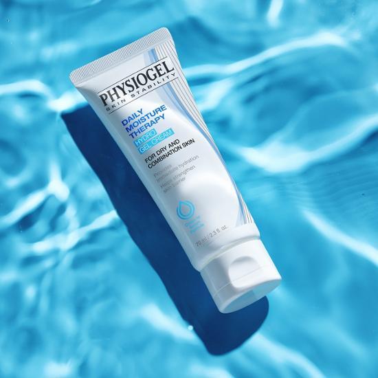 Physiogel DMT Hydro Soothing Gel Cream 70ml - Hydrating skincare moisturizer from K-Beauty, designed to soothe and nourish sensitive skin.