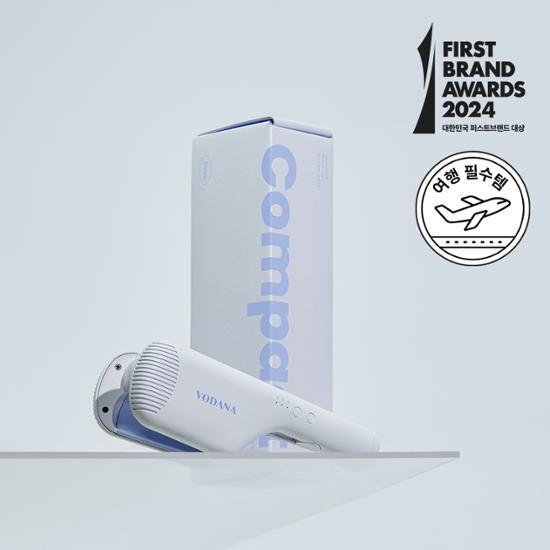 Bodyna Compact Wave Curling Iron 32mm Powder Blue