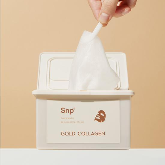 SNP Gold Collagen Daily Mask 30 Sheets