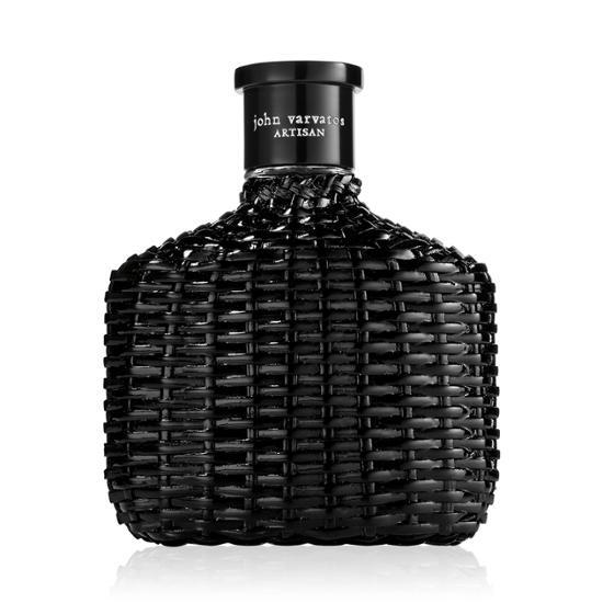 John Varvatos Artisan Black EDT 75ml special edition fragrance with photo card, elegantly packaged for a luxurious personal care experience.