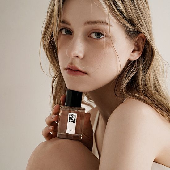 Alt text: The Saem Urban Breeze Eau de Parfum Another Wood 50ml - K-Beauty fragrance in an elegant bottle, perfect for personal care and cosmetics.