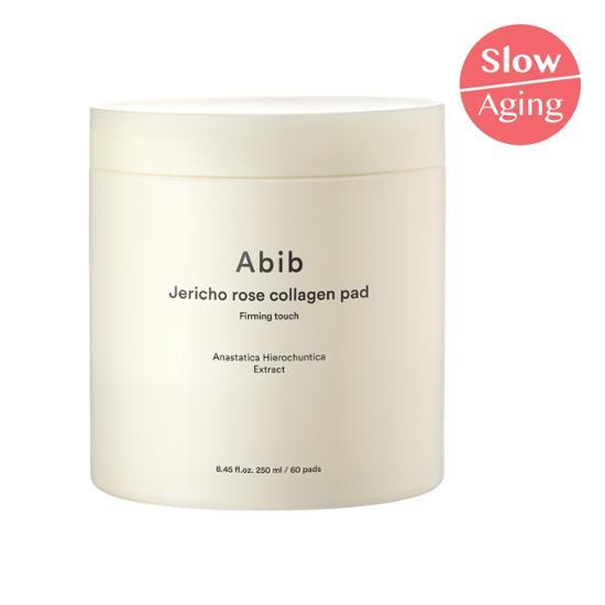 Abib Resurrection Plant Collagen Firming Pads - 60 Sheets for enhanced skincare, featuring K-Beauty innovation.
