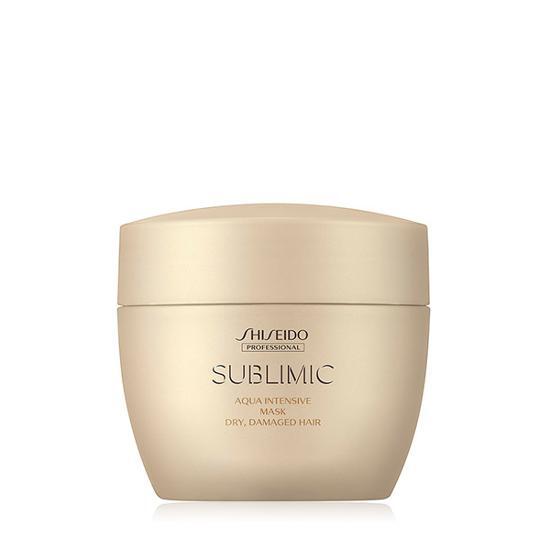 Shiseido Professional Subli-Mic Aqua Intensive Mask 200g for damaged hair, a premium hair care treatment from K-Beauty.