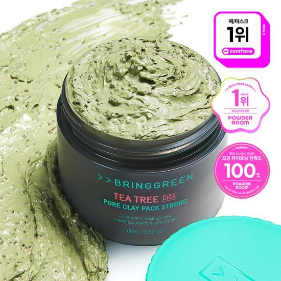 Bring Green Tea Tree Cica Pore Clay Pack Strong 100g