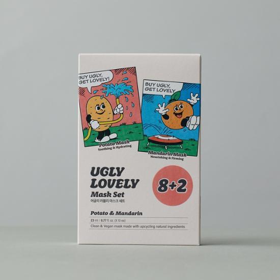 Ugly Lovely Potato & Mandarin Mask 8 sheets (+2 free)