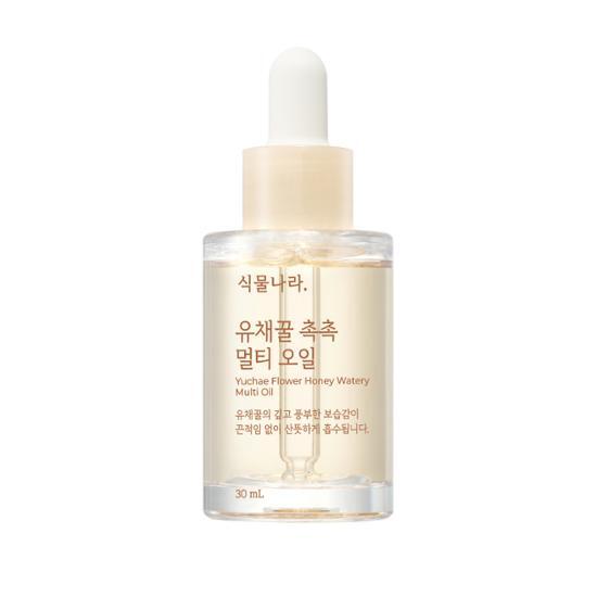 Plant Nation Rapeseed Honey Moisturizing Multi Oil 30mL - K-Beauty skincare product for hydration and nourishment.