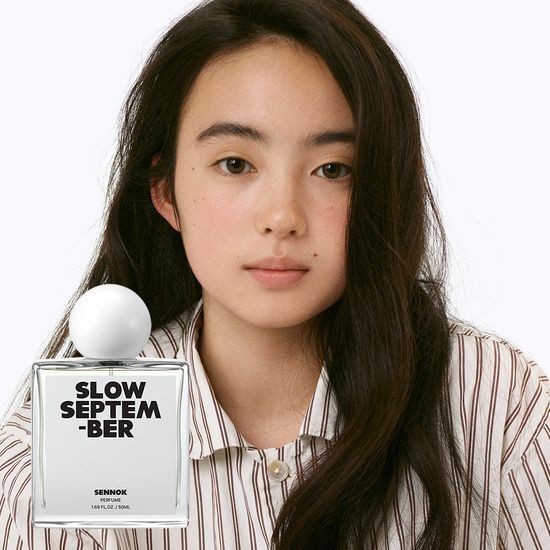 Senok Perfume Slow September 50ml - a sophisticated K-Beauty fragrance in an elegant bottle, perfect for personal care and cosmetics.