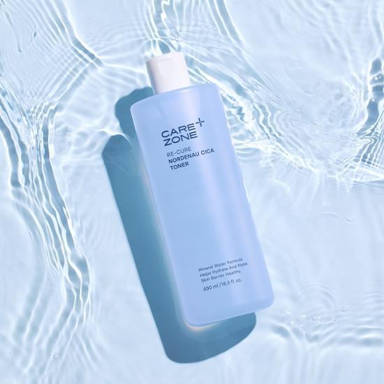 Care Zone Liquor Nordenaus Cica Toner 490ml - K-Beauty skincare product for soothing and refreshing skin.