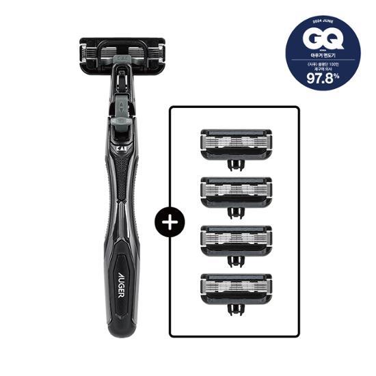 Kai AUGER razor combo plan (handle + 5 replacement blades)
