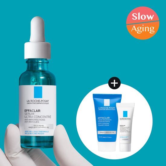 La Roche-Posay Effaclar Serum 30ml set (+ Effaclar Foam 15ml + 3ml serum gift)