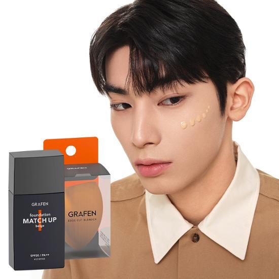 Graphen Matchup Foundation 40ml + Puff Set (Choose 1 of 3)